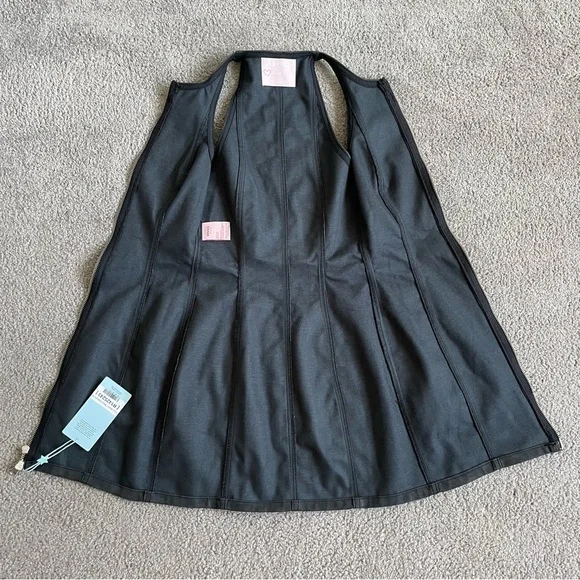 NWT Revice Vixen Dress in color Black Sabbath Zipper Front Mini Dress - Picture 4 of 9